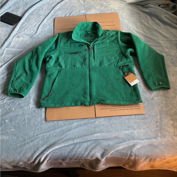 The North Face Men’s Retro Denali DTM Fleece Jacket Evergreen Green XL - Picture 2 of 15